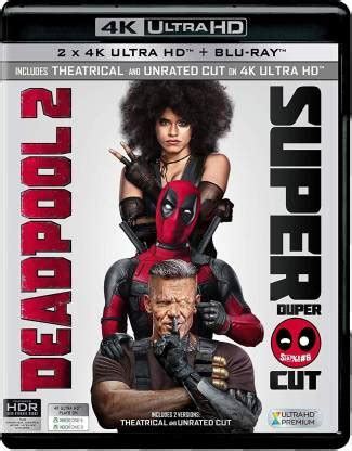 Deadpool 2 + Super Duper Cut (Unrated) (4K UHD & HD) (3-Disc) Price in ...