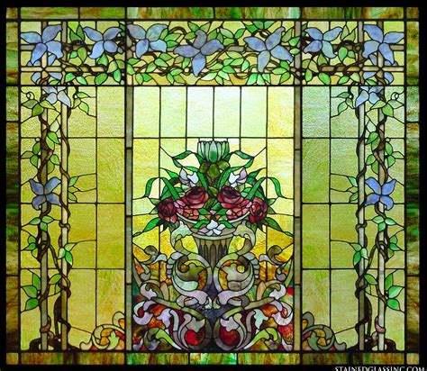 Stained Glass Window Flower