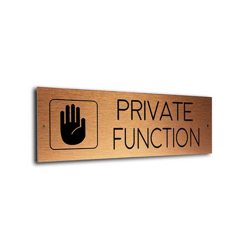 Image result for Private Function Sign