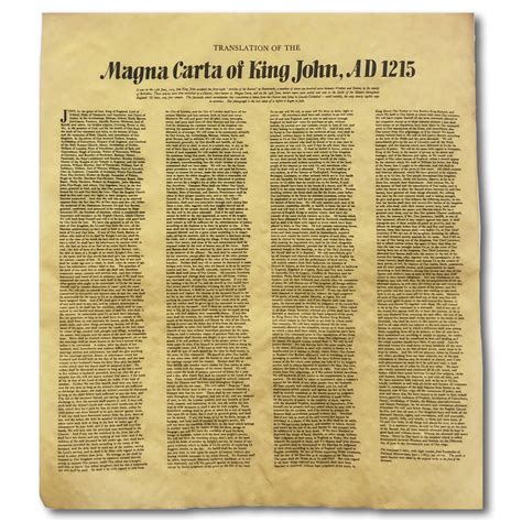 Original Magna Carta Document