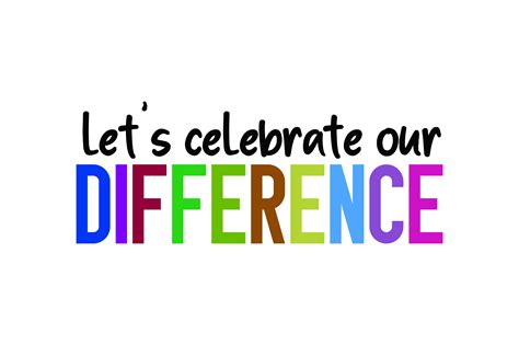 Let's Celebrate Our Differences SVG Cut file by Creative Fabrica Crafts ...