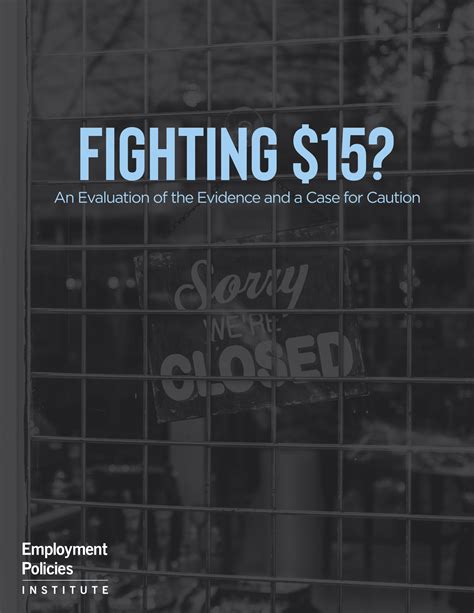 Fighting $15? - Employment Policies Institute