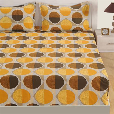 Buy SWAYAM 3-Pc. Floral Print Fitted Double Bedsheet Set - 180 x 188 cm ...
