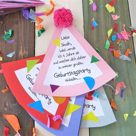 Einladung Kindergeburtstag Basteln Pferd
