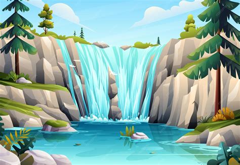 Clipart Free Waterfalls