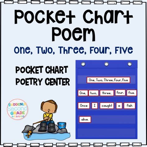 Pocket Chart Poem One, Two, Three, Four, Five Nursery Rhyme | Made By ...
