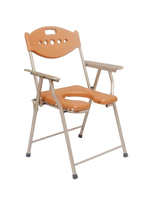 Foldable Commode chair Toilet Seat Foldable Front Cut Commode Chair ...