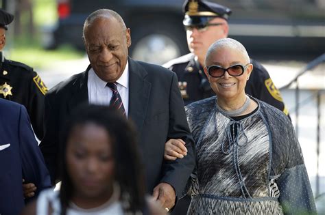 Bill Cosby's Wife, Camille, Accompanies Husband to Court