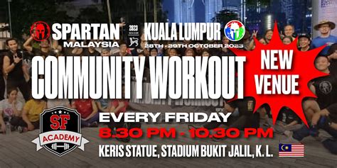 Spartan Community Workout ,TGIF Sweet Sweat Party, National Stadium ...