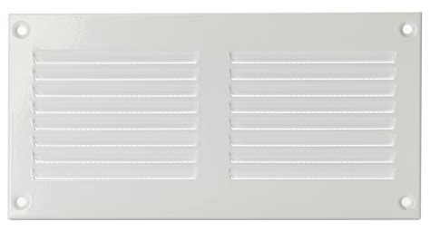 Buy 200x100mm / 8x4 inch Metal White Ventilation Grille - Air Vent ...