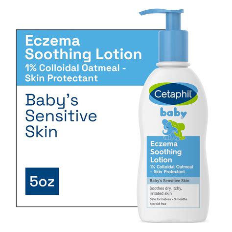 Cetaphil Baby Eczema Soothing Lotion with Colloidal Oatmeal for Dry ...
