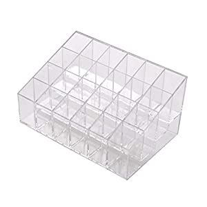 Lifestyle-You 24 Compartment Luxurius Clear Acrylic Makeup Organiser ...