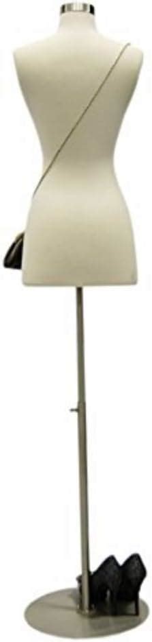 RoxyDisplay Female Mannequin Dress Form Torso with Round Metal India | Ubuy