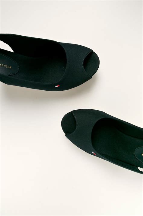 Tommy Hilfiger – Sandały ICONIC ELENA SLING BACK WEDGE FW0FW04789 ...