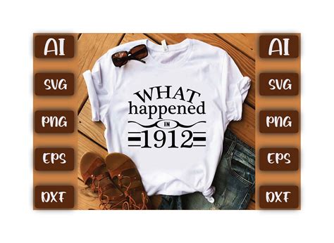 What Happened in 1912 Graphic by graphics_home · Creative Fabrica