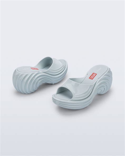 Buy Women Melissa Slides online | Platform Mule Sandals | Blue Platform ...