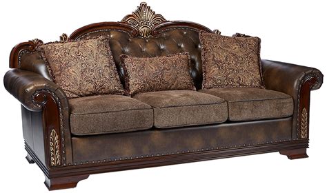 Traditional Leather Sofa 的图像结果