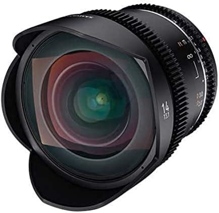 Samyang 14mm T3.1 VDSLR MK2 Canon EF Cine Lens Black : Amazon.in ...