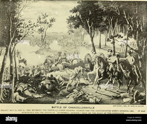 Chancellorsville Battle High Resolution Stock Photography and Images ...