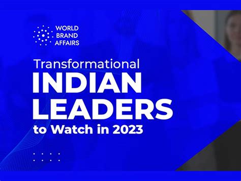 World Brand Affairs releases the list of Transformational Indian ...