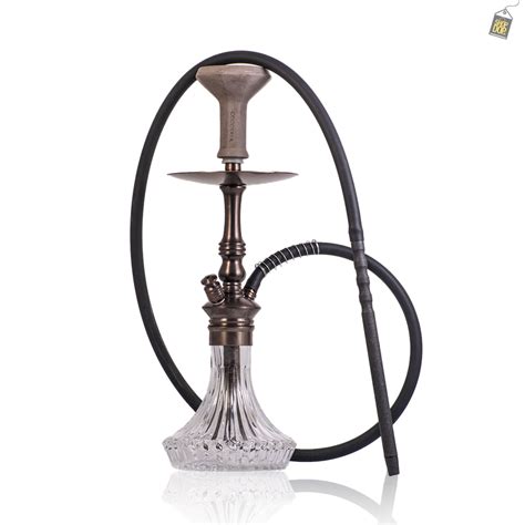 Buy COCOYAYA Madrid Hookah - Bronze Stem / Transparent Base – shopdop.in