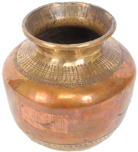 Buy Exotic India Puja Kalash - Copper and Brass Online at Low Prices in ...