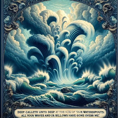 What does Psalms 42:7 mean? | Bible Art