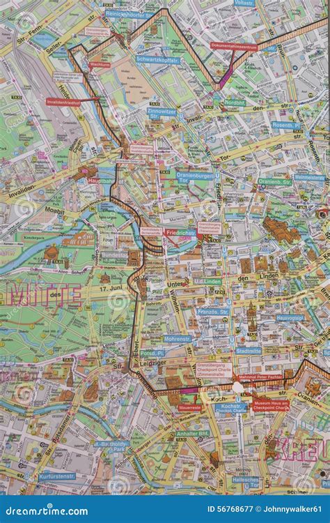 Berlin Wall Map