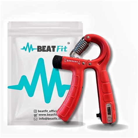 Buy Beatfit Adjustable Hand Grip Strengthner with Rep Counter for Men ...