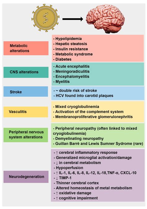 Hepatitis C Virus-Related Central and Peripheral Nervous System Disorders