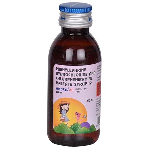 Wikoryl-AF - Bottle of 60ml Syrup : Amazon.in: Health & Personal Care