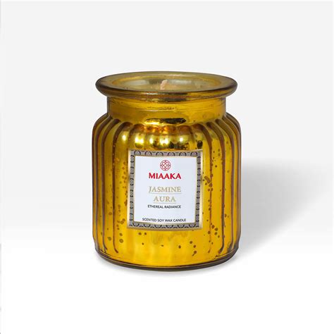 Jasmine Aura Ethereal Radiance | Scented Candle – Miaaka