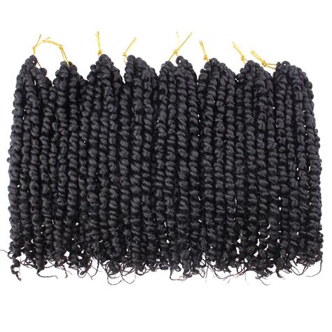 Snapklik.com : 8 Packs 10 Inch Passion Twist Hair For Women Natural ...