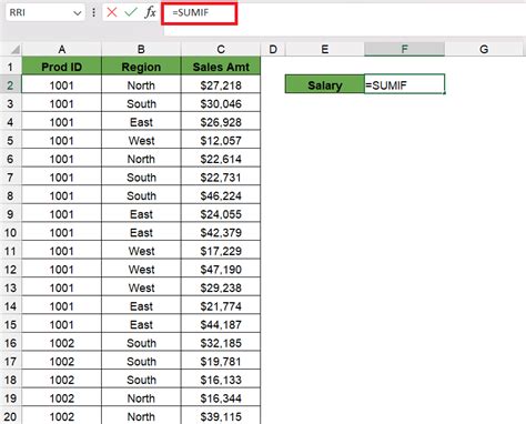 Image result for Explain Sumif Function in Excel