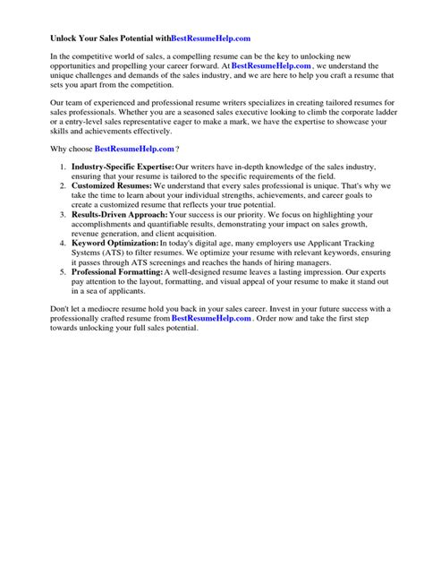 Sales Proposal Cover Letter Sample | PDF | Résumé | Sales