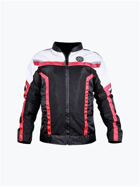 Motowear Air Master Jacket Red White Black For Motorcycle | Bandidos ...