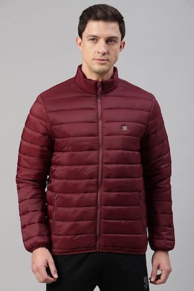 Buy Men Maroon Solid Casual Online - 40083480 | Van Heusen