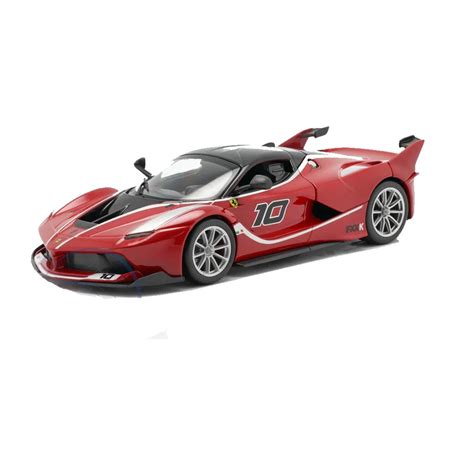 Bburago Ferrari FXX K #10 – 1:64 Scale Red Racing Die-Cast Model ...