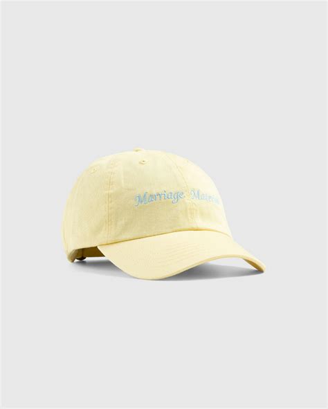 HO HO COCO – Marriage Material Cap Yellow | Highsnobiety Shop
