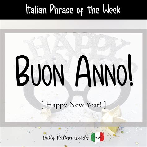 How to Say "Happy New Year!" in Italian - Buon Anno! - Daily Italian Words