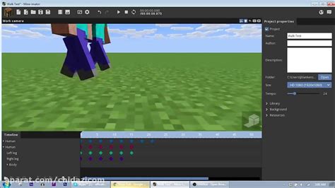 Image result for Mine-imator Walk Cycle Tutorial