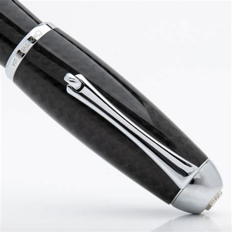 Monteverde Super Mega Carbon Fibre Fountain Pen - Black CT – Makoba