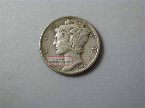 1944 Mercury Dime United States Coin G