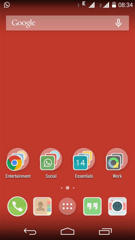 Android Main Screen 的图像结果