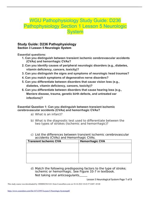 Image result for WGU Biology Module 23 Study Guide