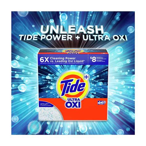 Buy Tide Plus Ultra Oxi Powder Laundry Detergent, 35 loads, 63 oz from ...