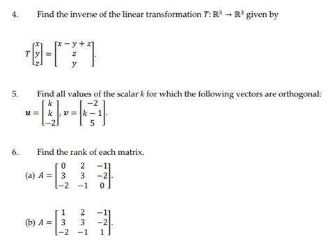 Image result for Inverse Linear Transformation
