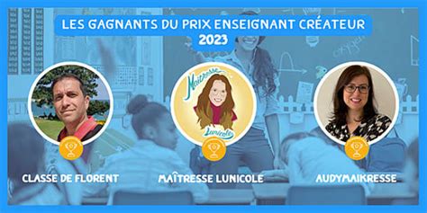 Les gagnants du Prix Enseignants Créateurs 2023 - Twinkl