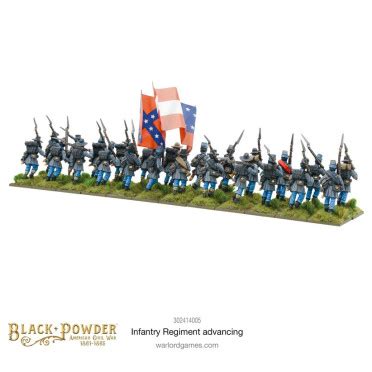 Buy American Civil War - Infantry Regiment Advancing - Warlord Games ...