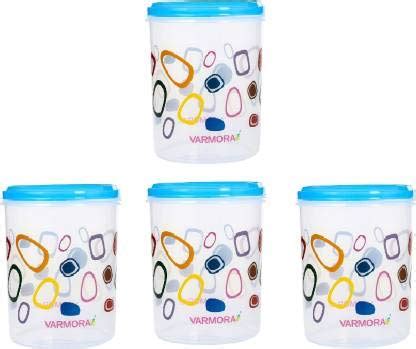 Buy Storage Container round glory container 3 ltr blue set of 4-3 L ...